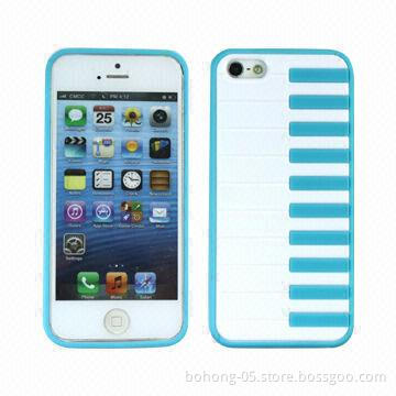 TPU and PC Cases for iPhone 5S, Piano Paragraph, Various Colors Available